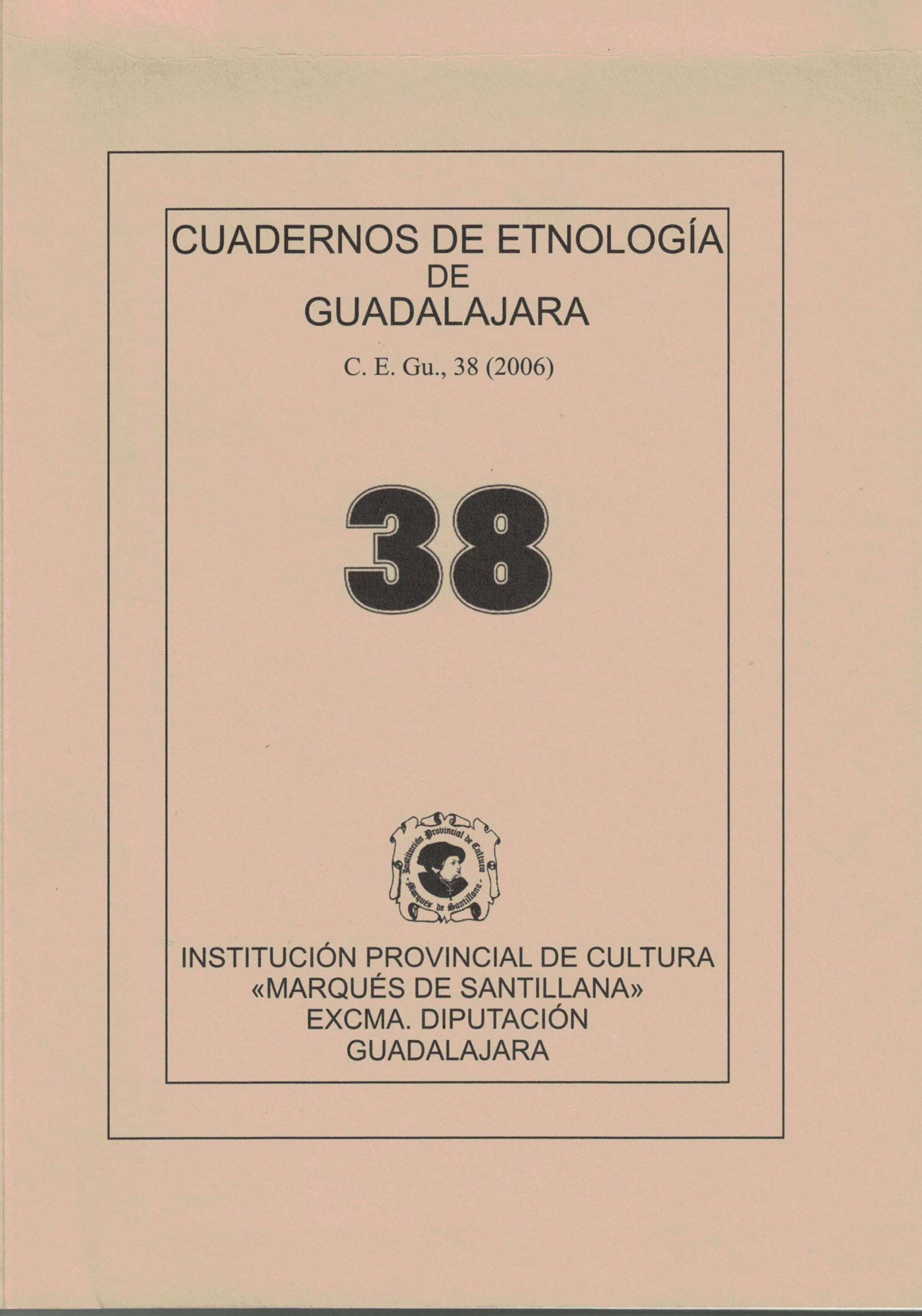 Cuadernos de Etnologia de Guadalajara 38